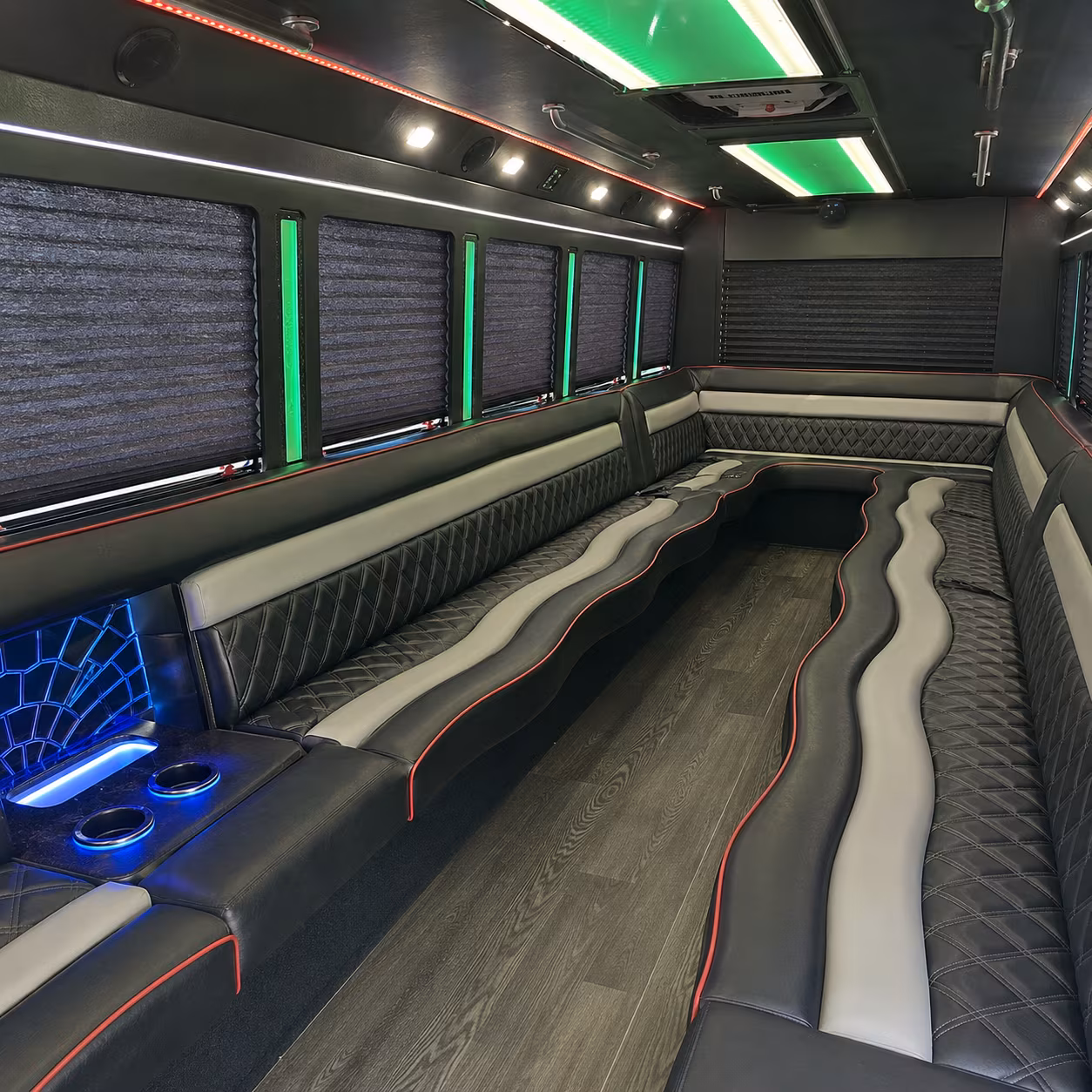 Fremont Bachelor & Bachelorette Transportation onboard seating