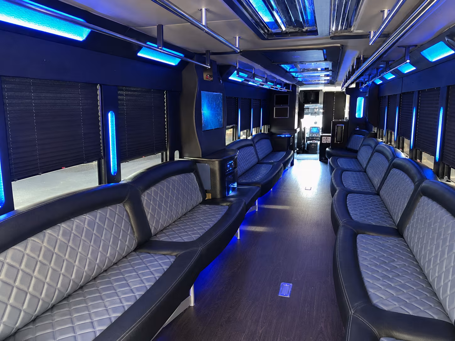 Fremont Private Event Transportation party bus exterior