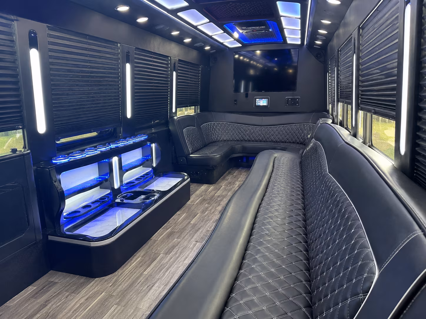 Fremont Prom & Homecoming Transportation party bus exterior