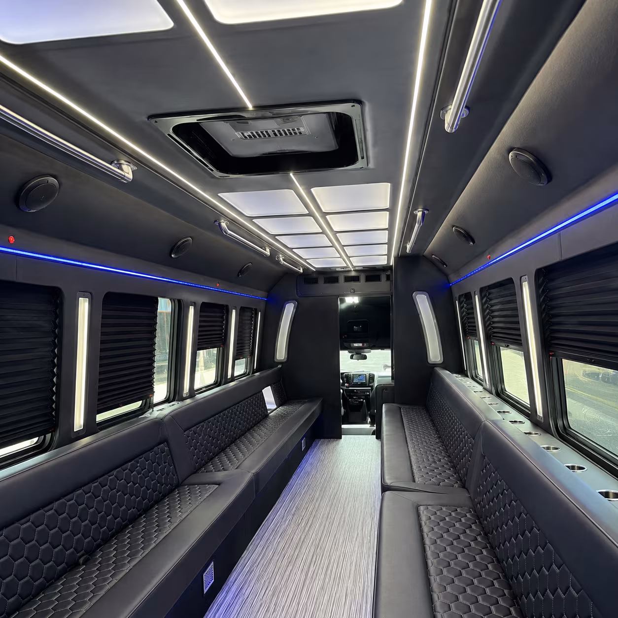 Fremont Prom & Homecoming Transportation party bus exterior