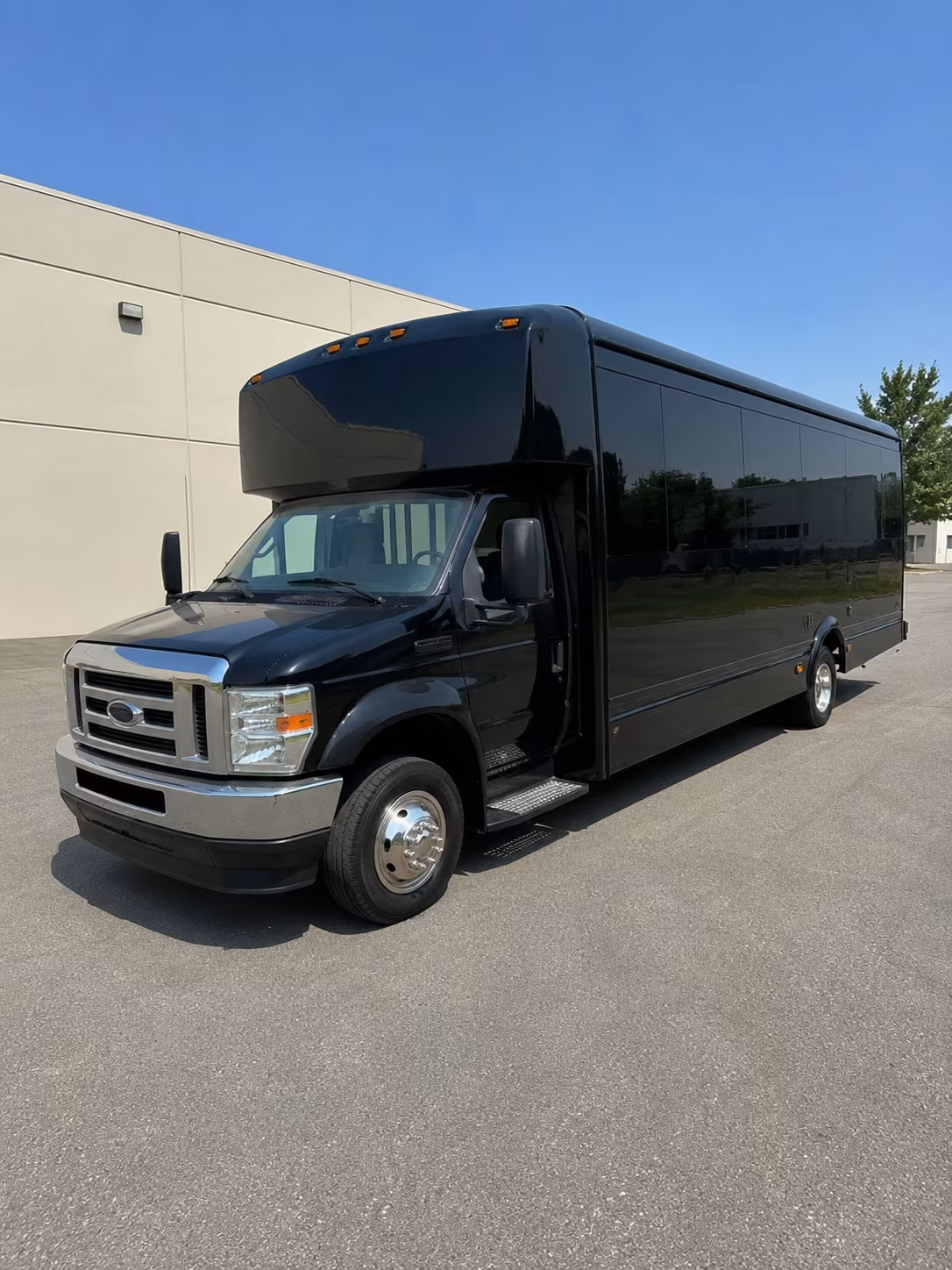 Fremont Prom & Homecoming Transportation party bus exterior
