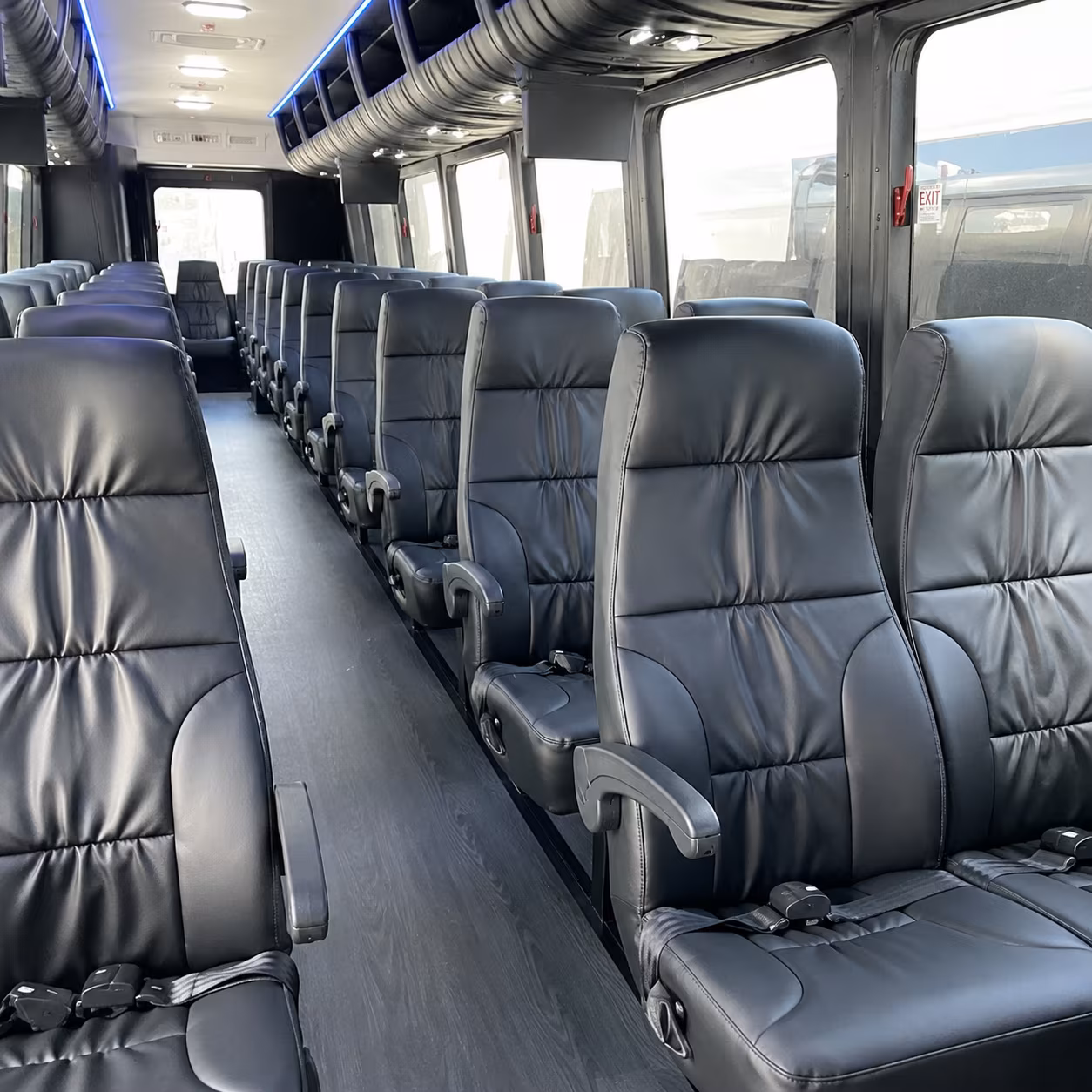 Fremont School Event Transportation party bus exterior