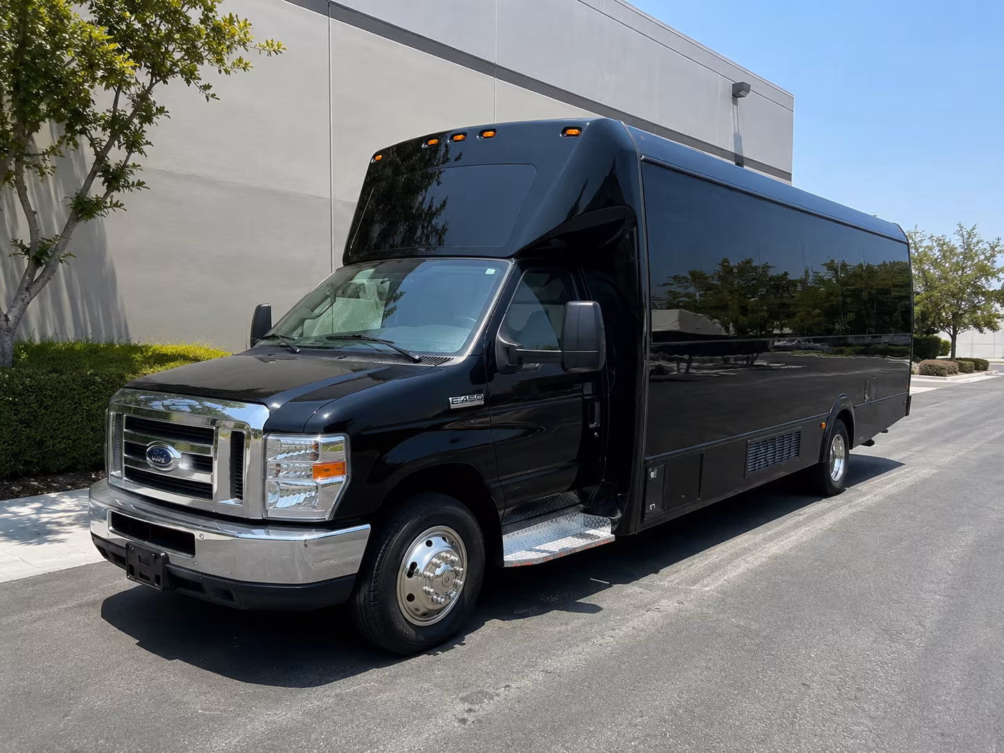Fremont Sporting Event Transportation party bus exterior