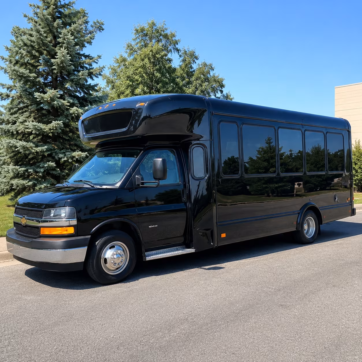 Fremont Sporting Event Transportation party bus exterior
