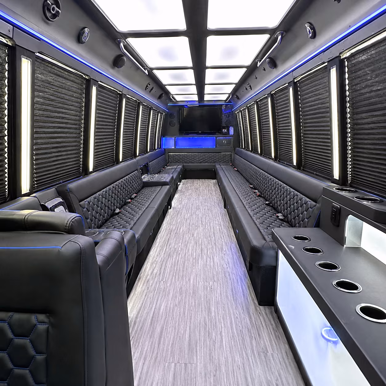 Fremont Sporting Event Transportation onboard seating