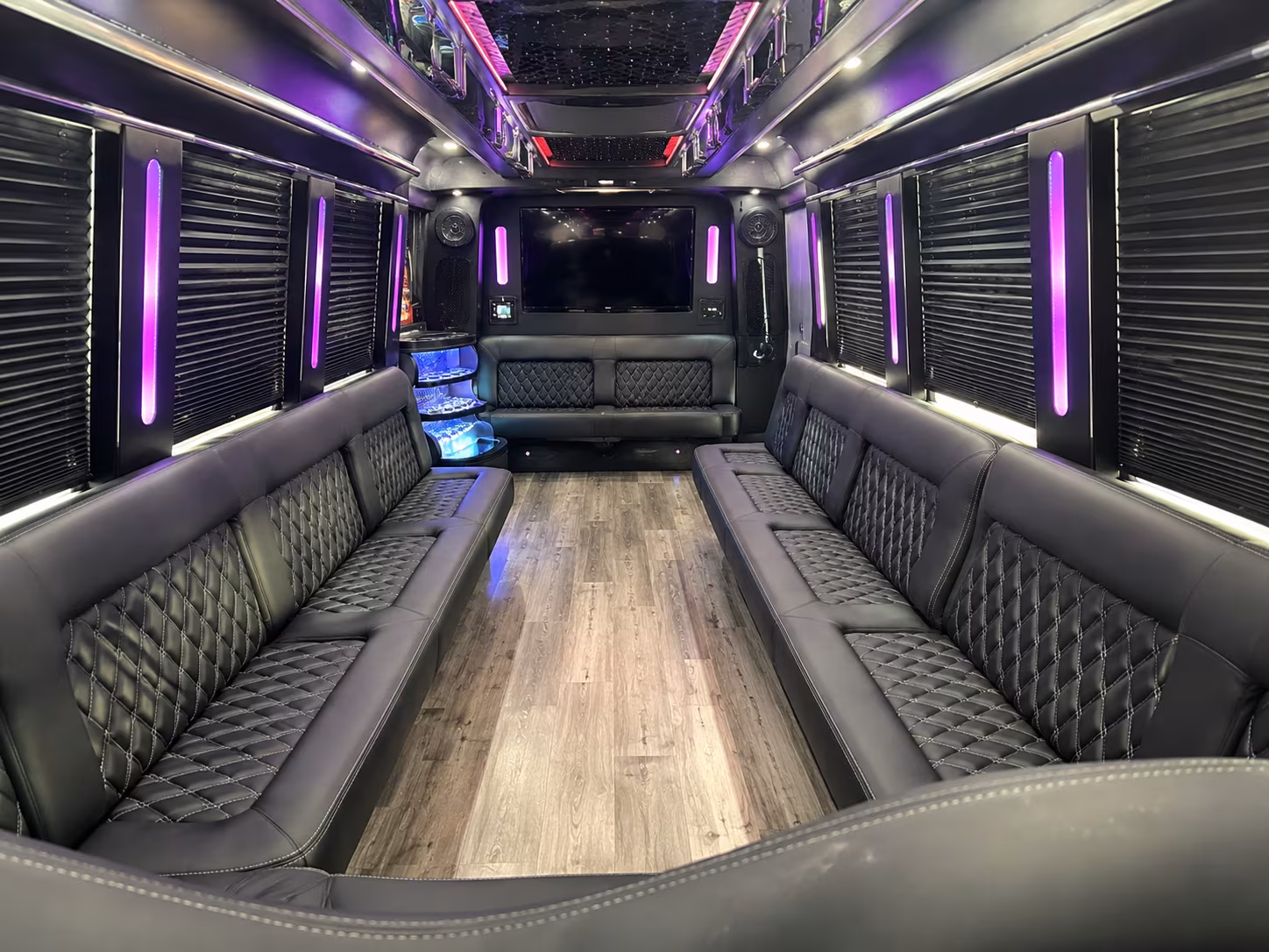 Fremont Sporting Event Transportation party bus exterior