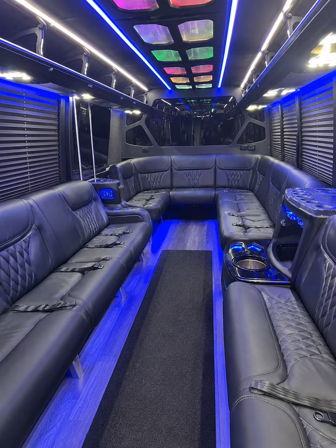 Fremont Wedding Transportation party bus exterior