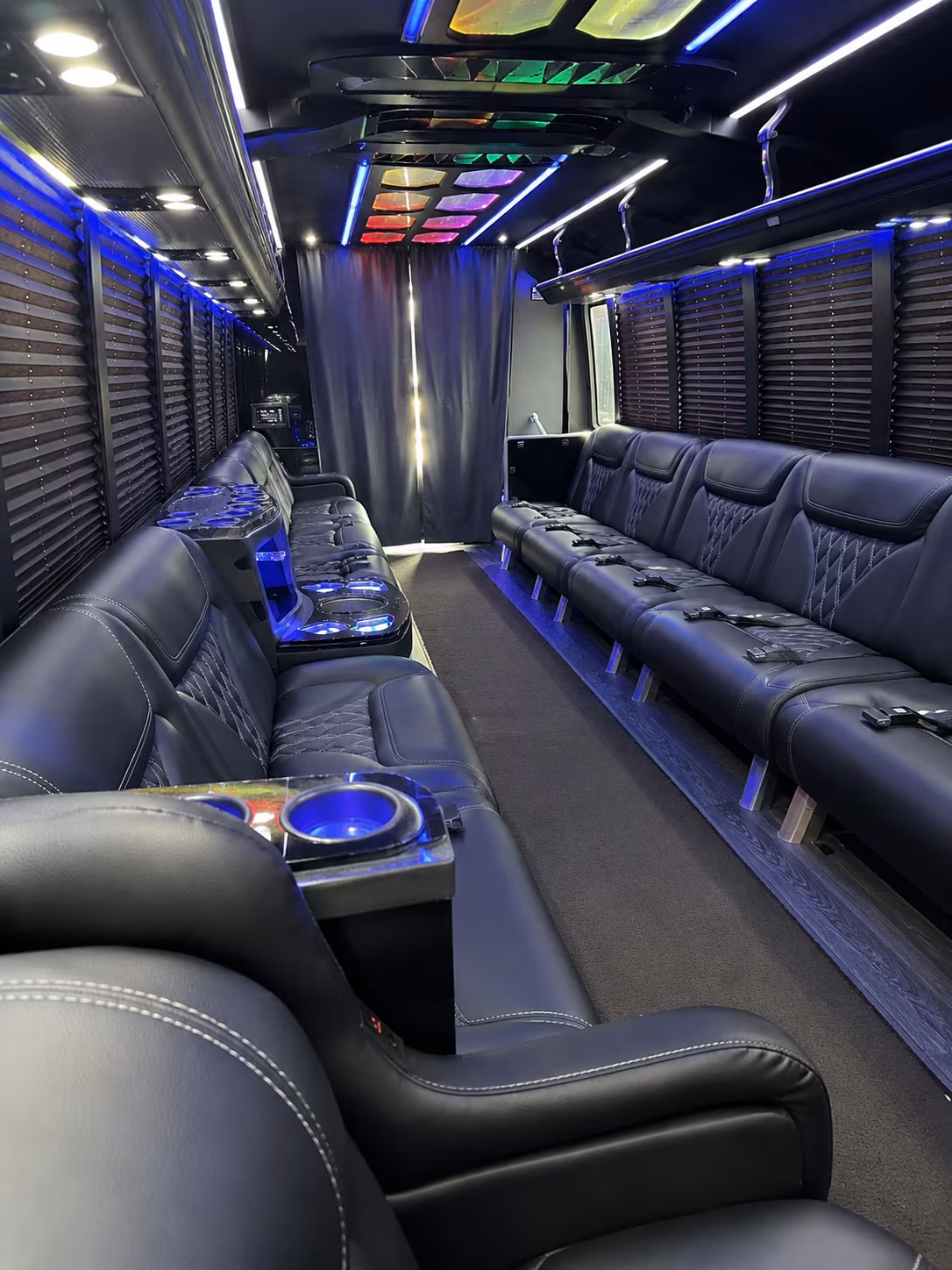 Fremont Wedding Transportation party bus exterior