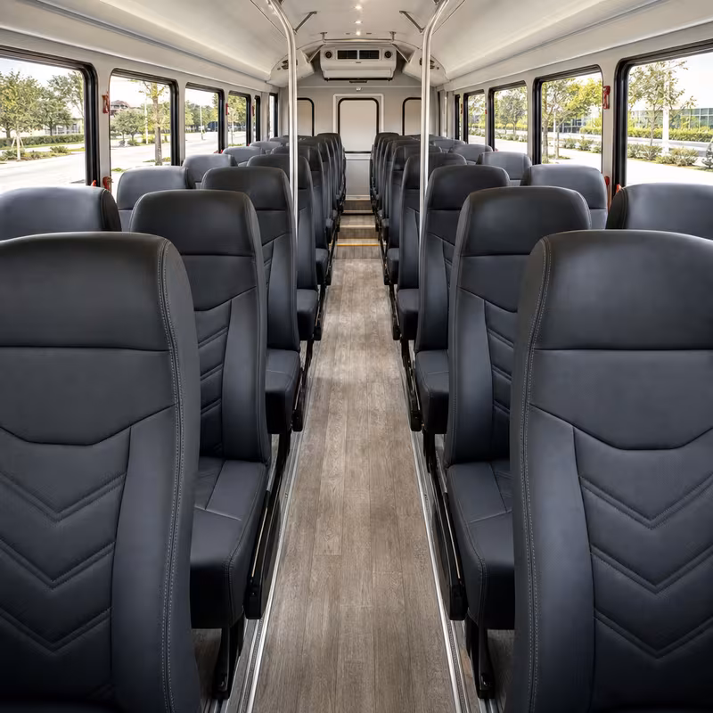 15-35 Passenger Minibus Inside