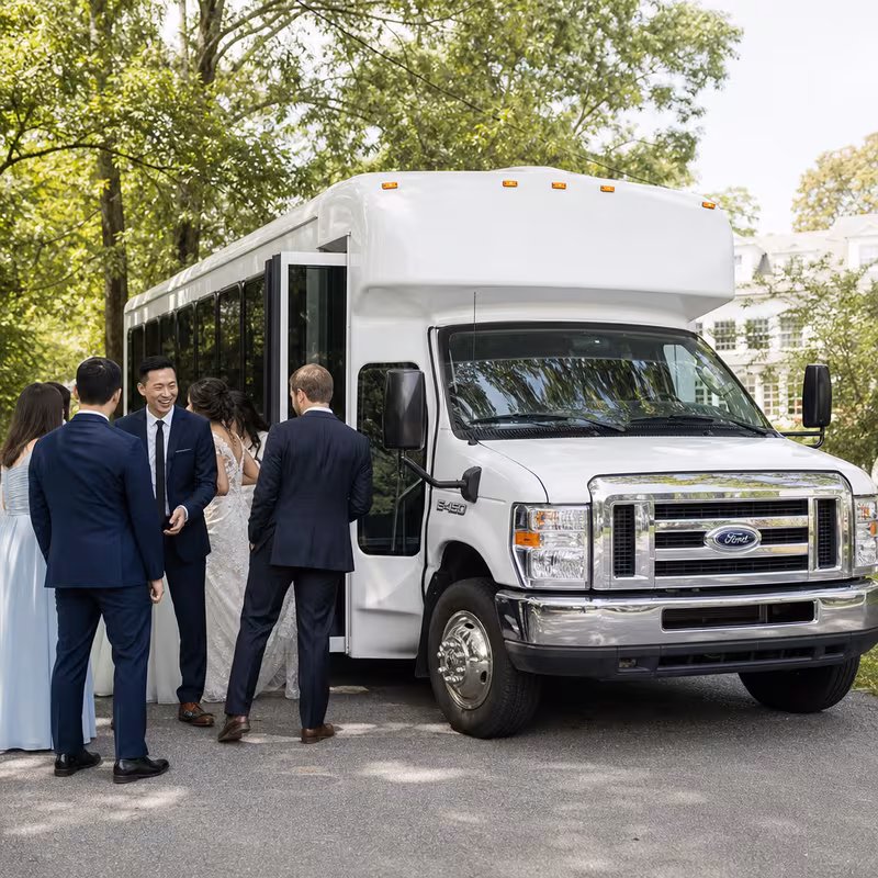 Fremont Wedding Transportation fleet vehicle