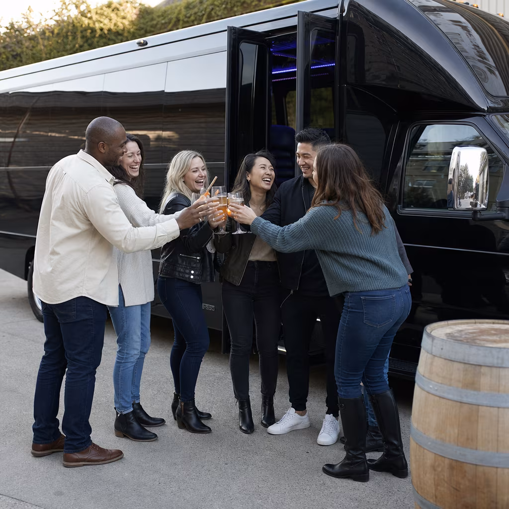 Fremont Winery Tour & Pub Crawl Transportation