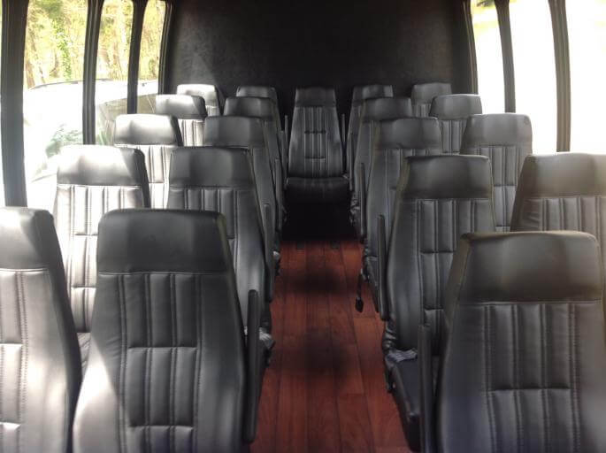 Fremont 30 Passenger Shuttle Bus Interior
