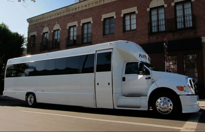 Sunnyvale 30 Passenger Party Bus White