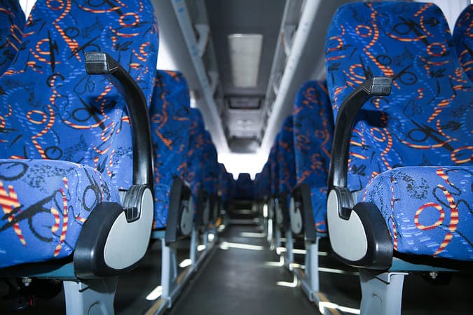 Sunnyvale 47-56 Passenger Charter Buses Interior